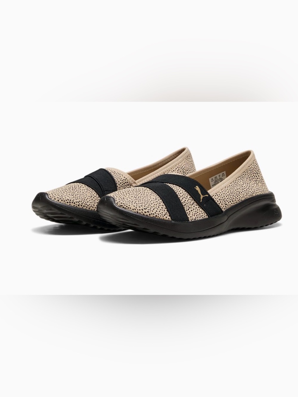 PUMA Adelina 2 topcat Slip-On  in Beige and Black